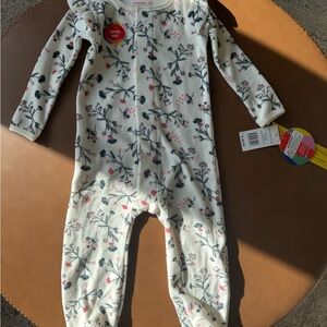 Magnetic Me Cream Floral Kids Footie